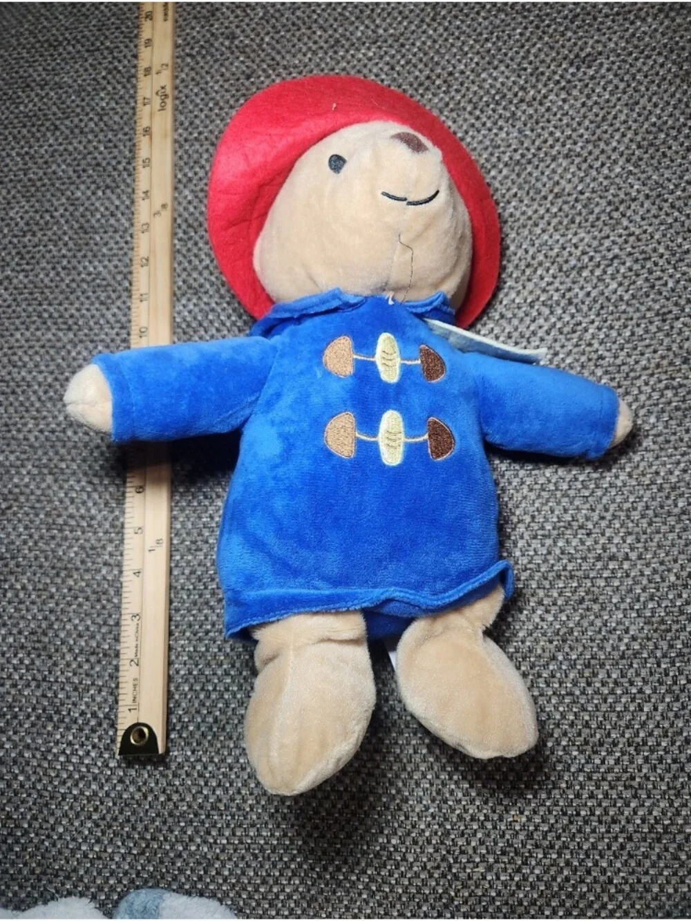 Red Hat Blue Coat Plush Bear Stuffed Toy - Kids